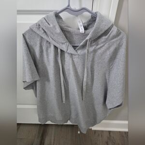 Gray Women's Hoodie Top